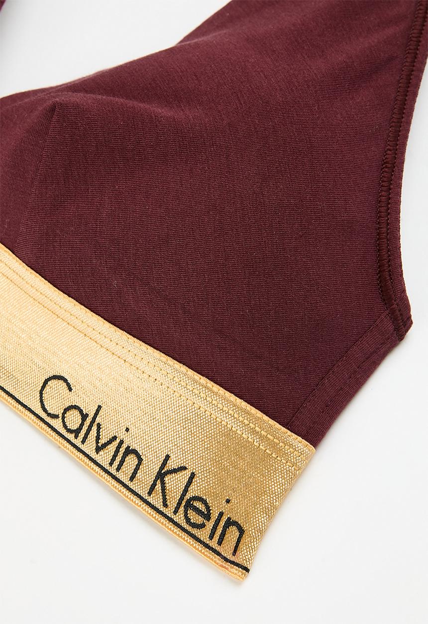 Calvin Klein - Unlined triangle - tawny port