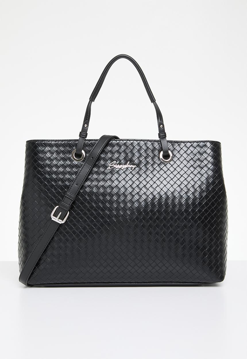 SISSY BOY - Elixer woven shopper - black