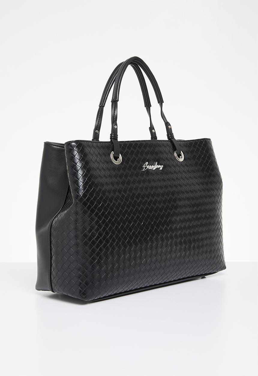 SISSY BOY - Elixer woven shopper - black