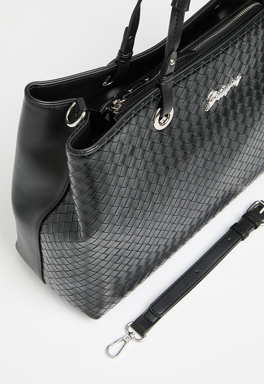SISSY BOY - Elixer woven shopper - black