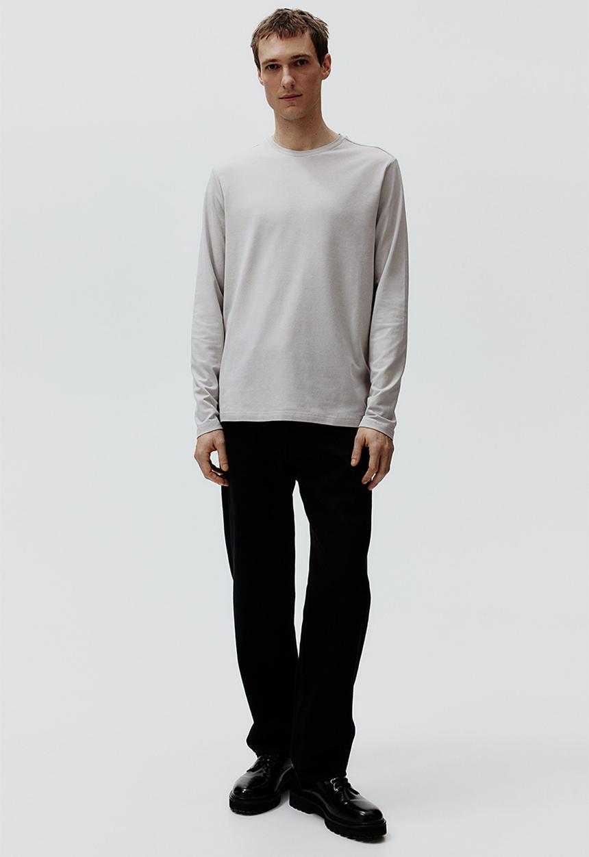 H&M - Slim fit jersey top - light grey