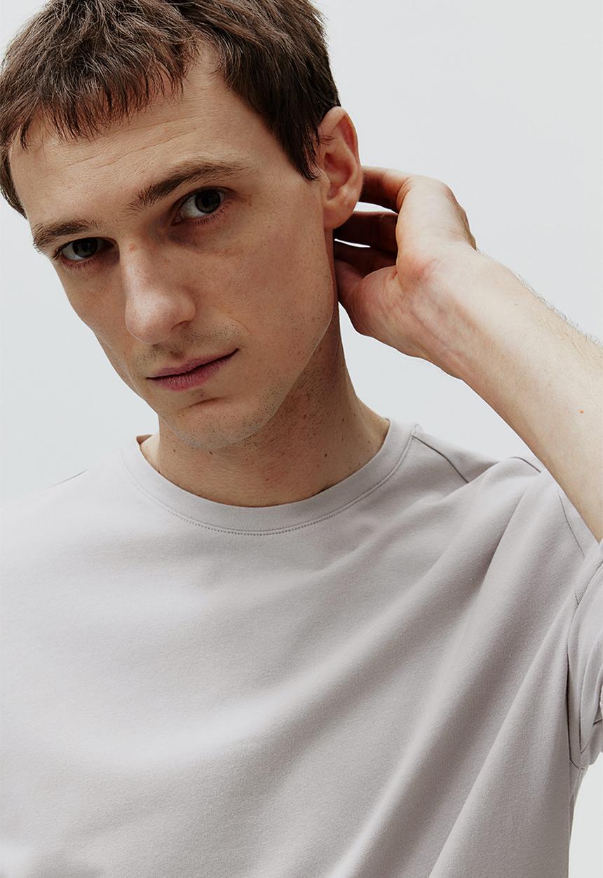 H&M - Slim fit jersey top - light grey