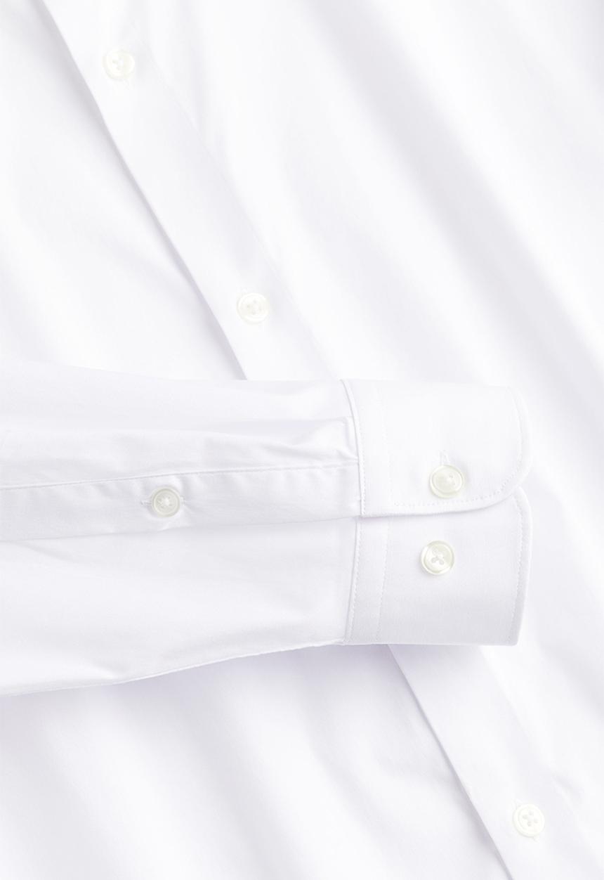 H&M - Slim fit stretch shirt - white