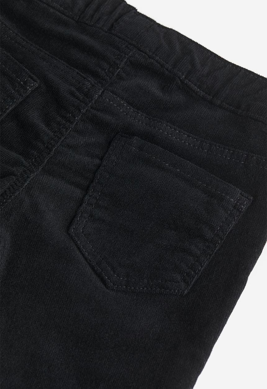 H&M - Corduroy treggings - black