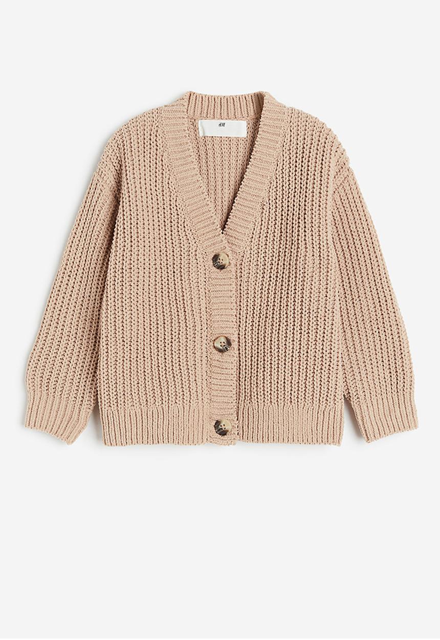 Oversized cardigan - beige - 975220038