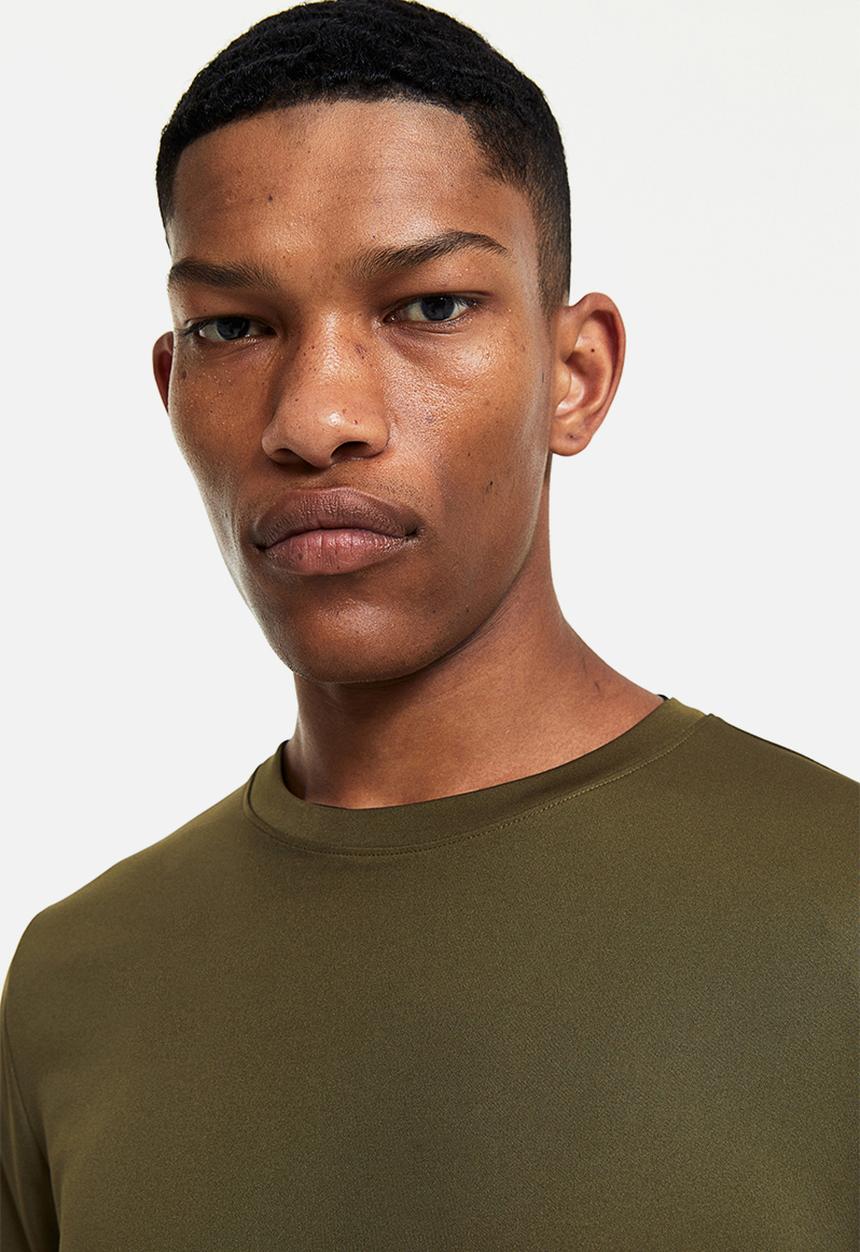 H&M - Drymove™ sports top - dark khaki green