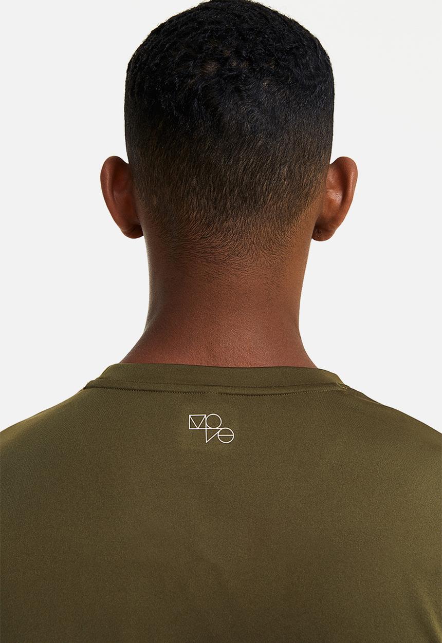 H&M - Drymove™ sports top - dark khaki green