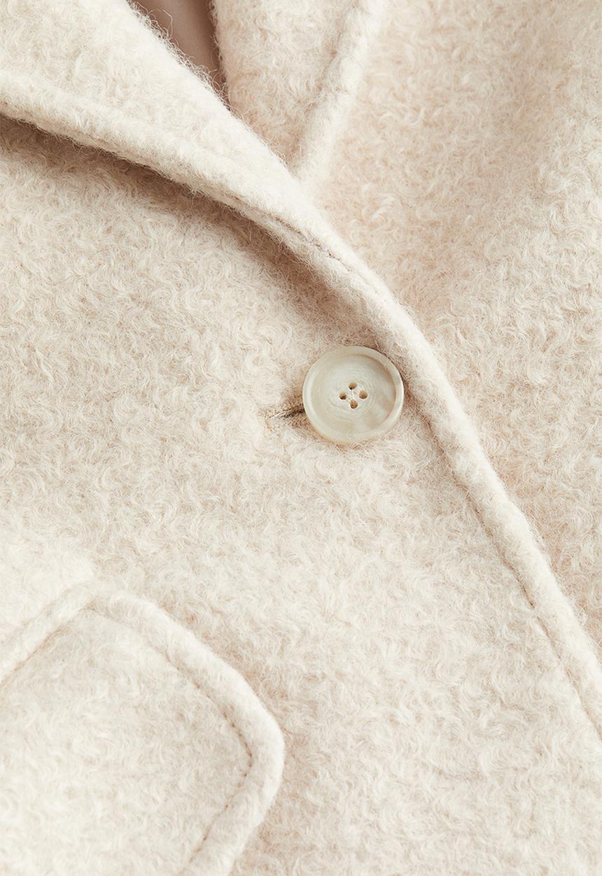 H&M - Twill coat - natural white