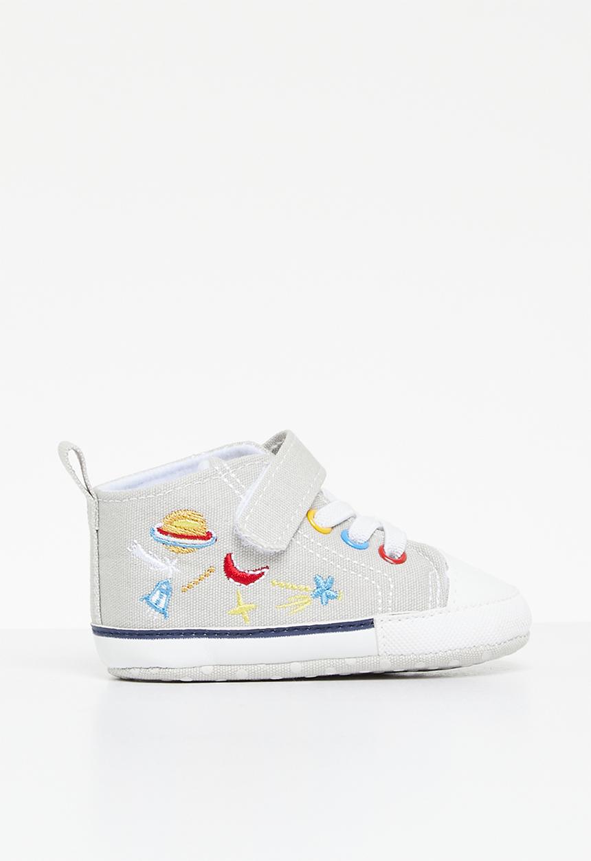 Pop Candy - Printed hi-top sneakers - grey