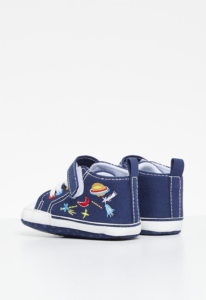 Pop Candy - Printed hi-top sneakers - blue