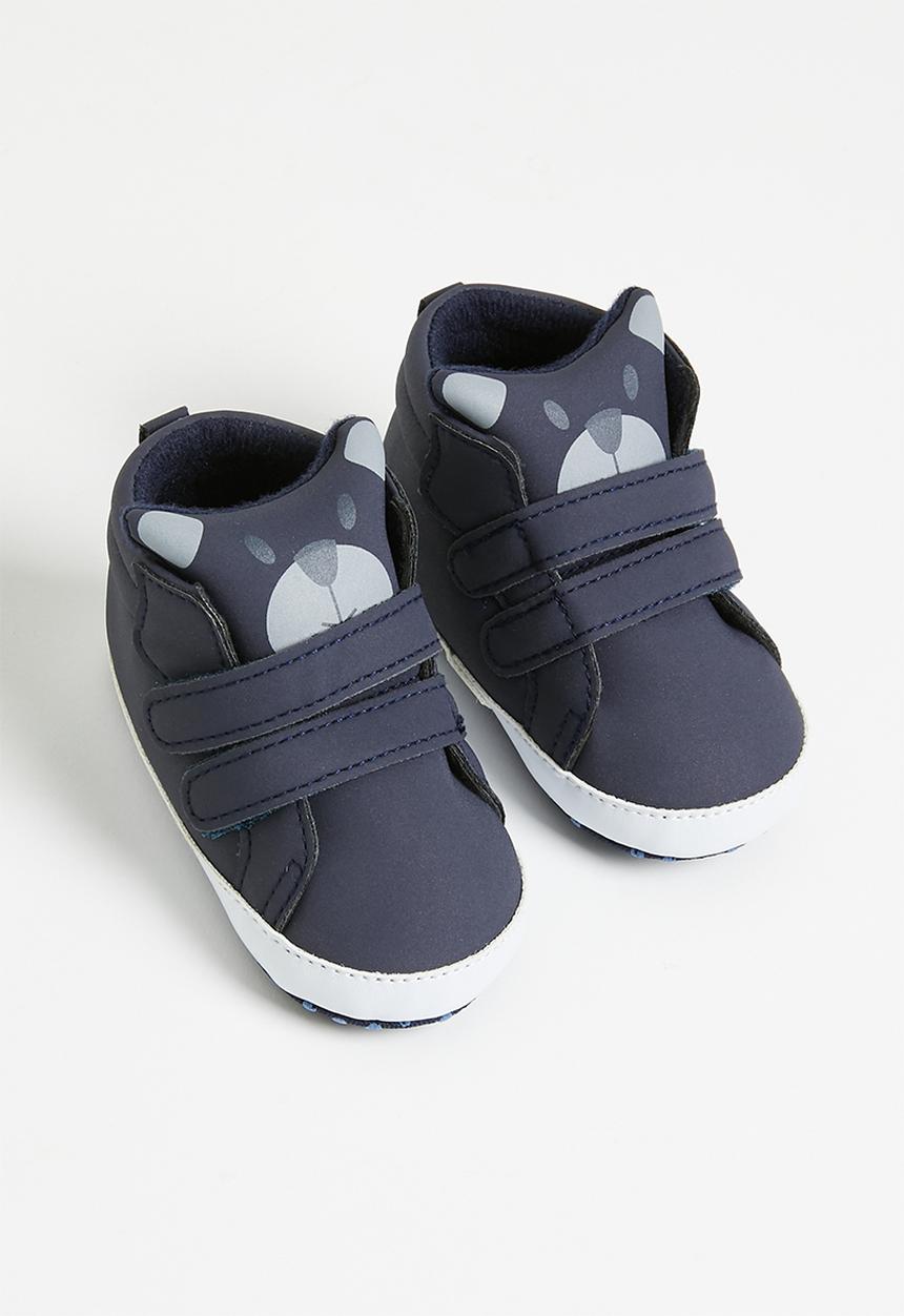 Pop Candy - Twin velcro strap sneakers - navy