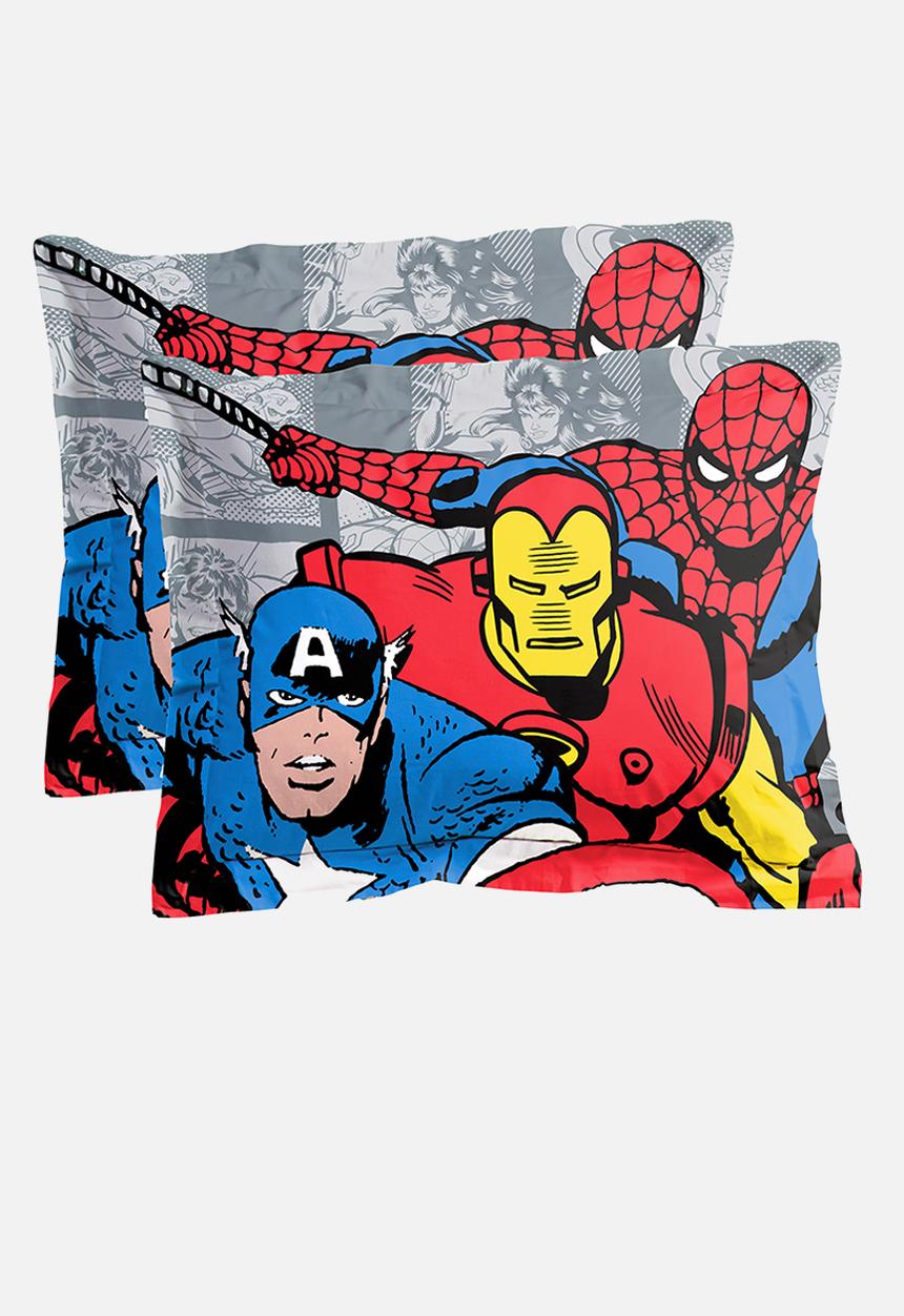 Disney - Marvel - Comic Cool 2pc Set of Oxford Pillowcases