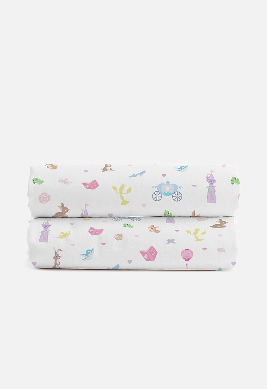 Disney - Disney Princess - Cut Paper 2pc Set of Fitted Sheets