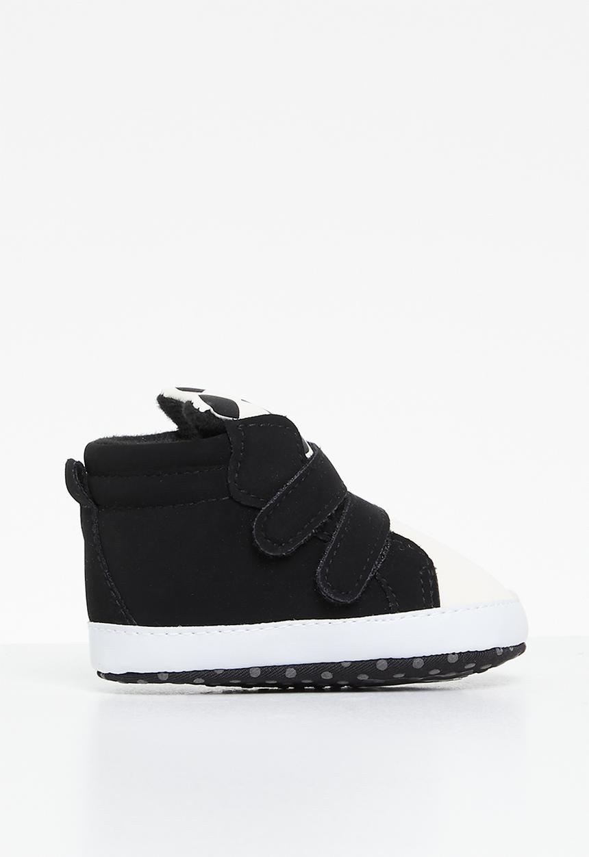 Pop Candy - Twin velcro strap sneakers - black