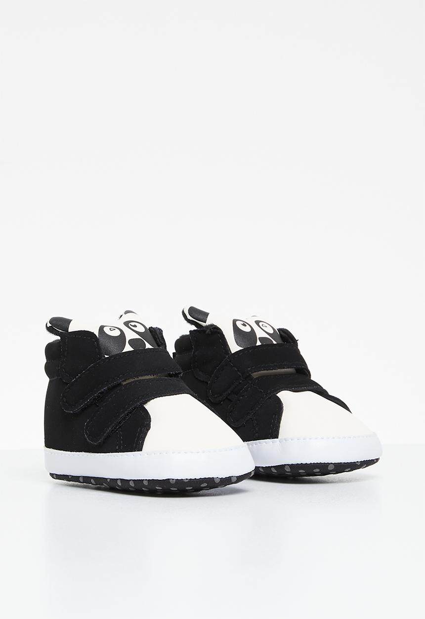Pop Candy - Twin velcro strap sneakers - black