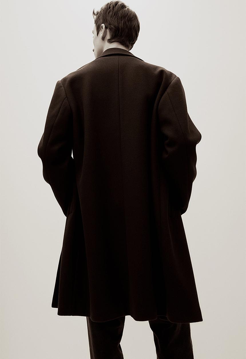 H&M - Wool-blend coat - dark blue