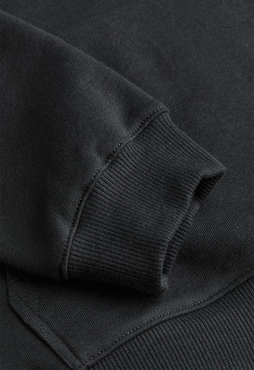 H&M - Printed hoodie - black