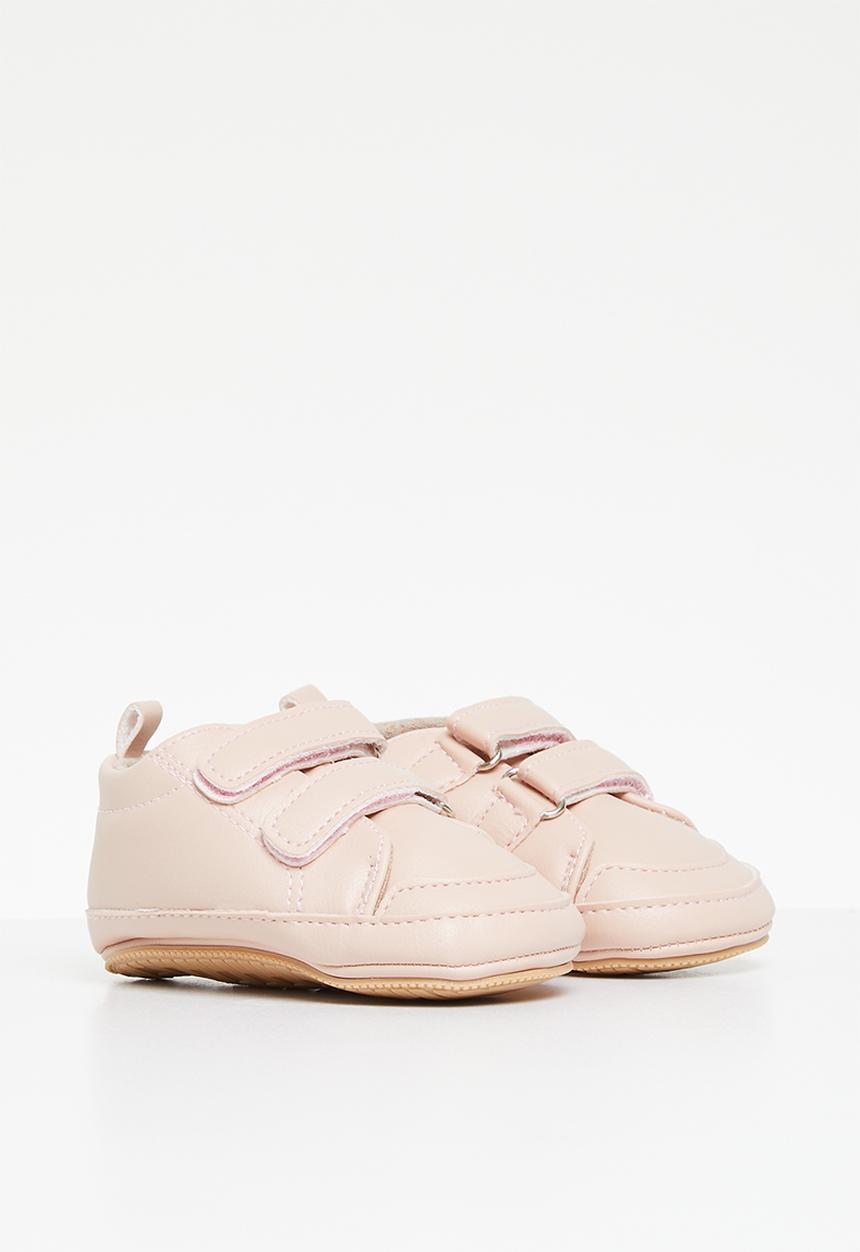 Pop Candy - Twin velcro strap sneakers-pink