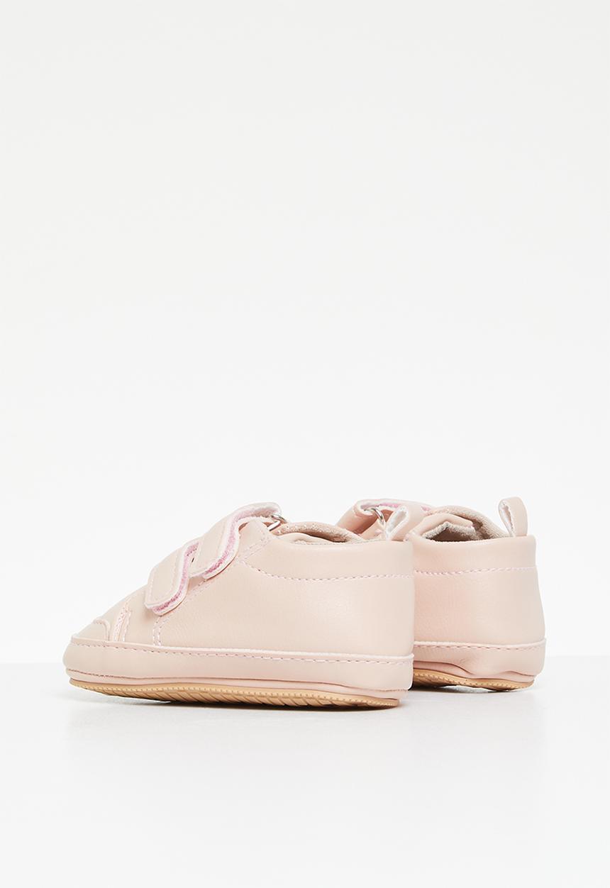 Pop Candy - Twin velcro strap sneakers-pink