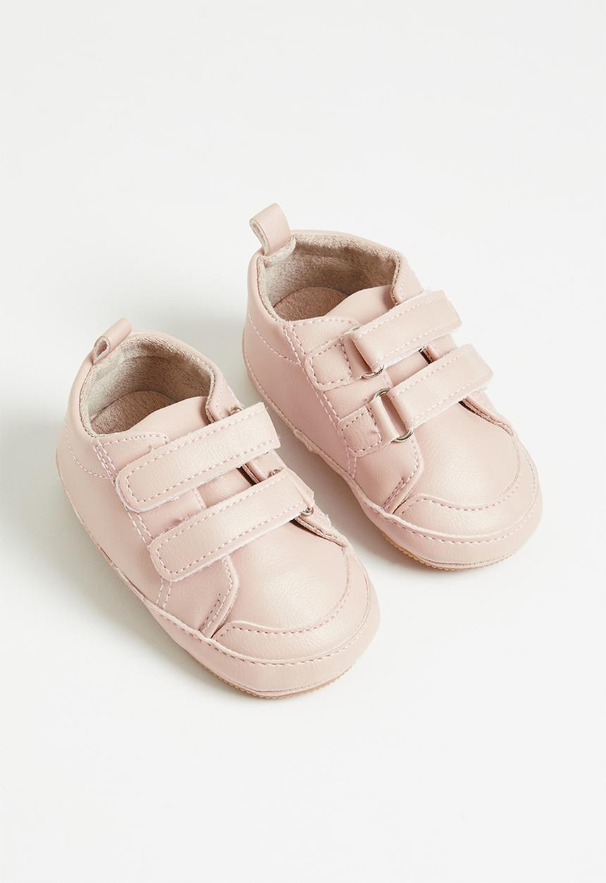 Pop Candy - Twin velcro strap sneakers-pink