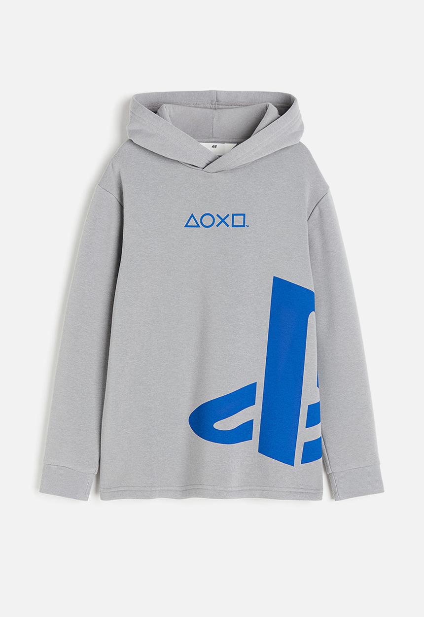 H&M - Printed hoodie - grey