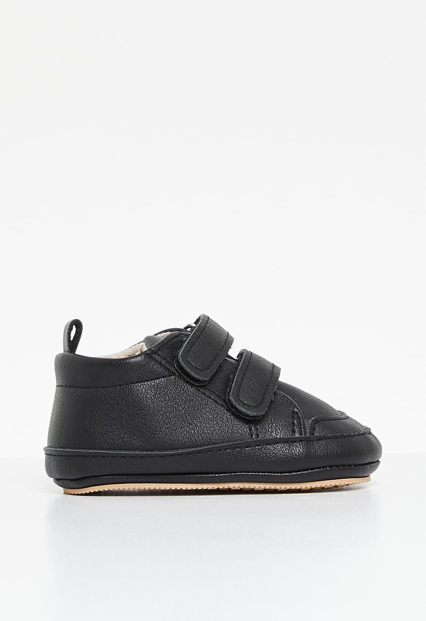 Pop Candy - Twin velcro strap sneakers - black
