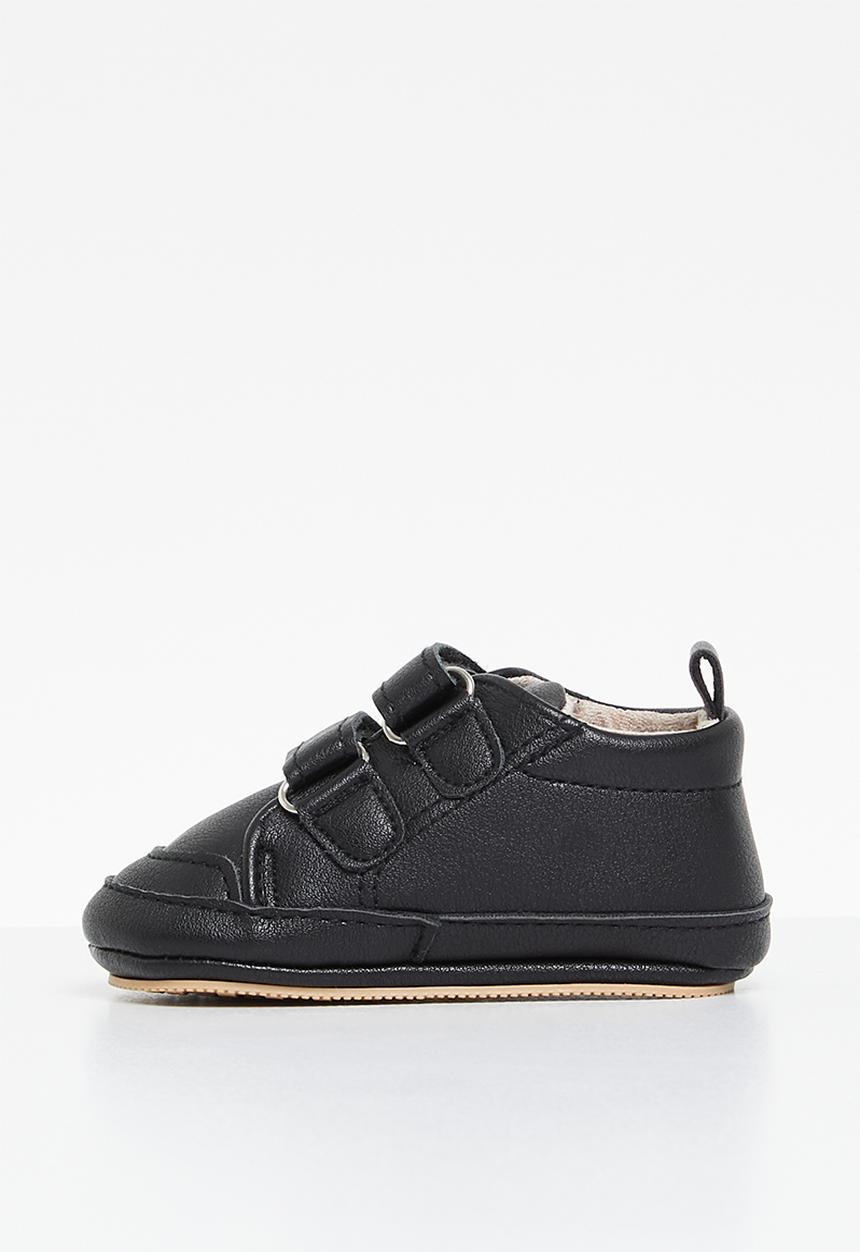 Pop Candy - Twin velcro strap sneakers - black