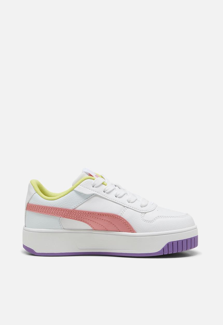 PUMA - Carinastreetps - pumawhite-passionfruit-pumasilver
