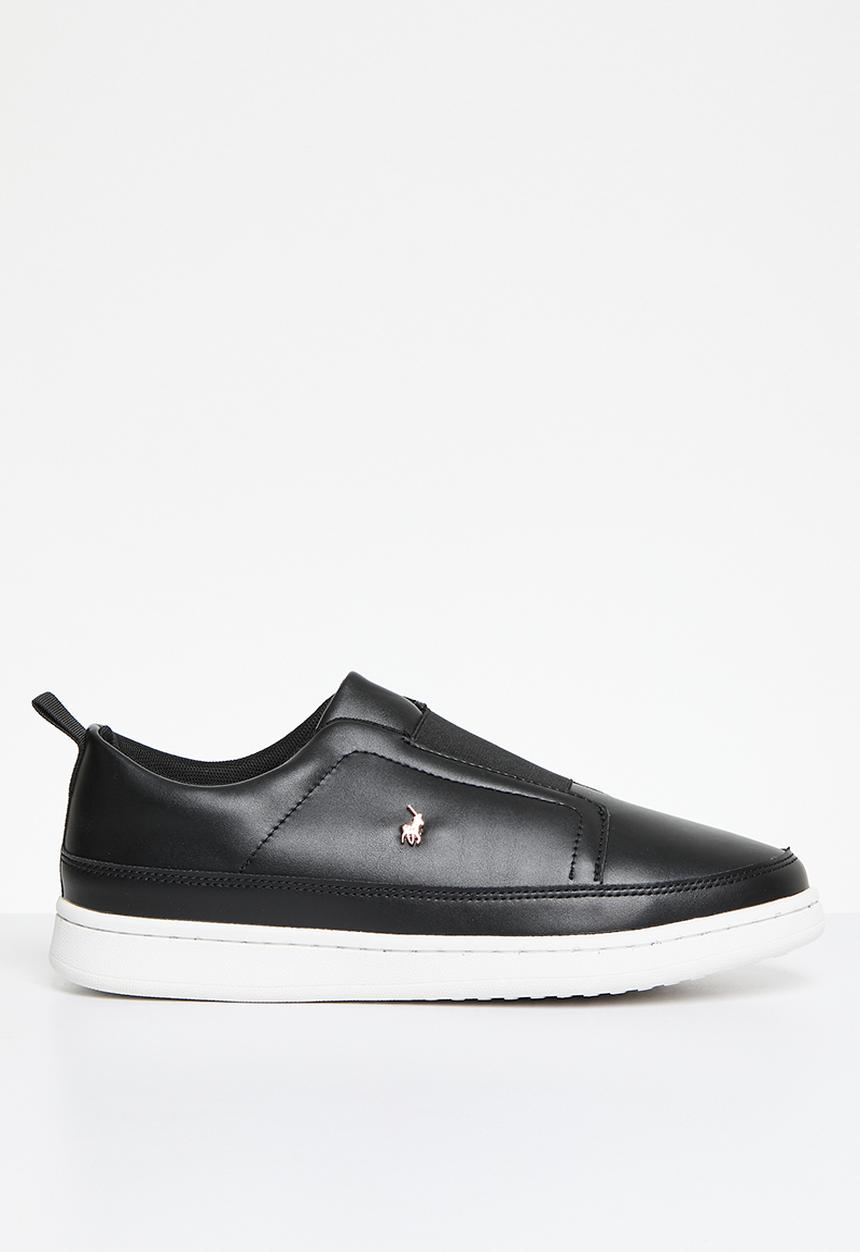 POLO - Elastic slip on sneaker - black