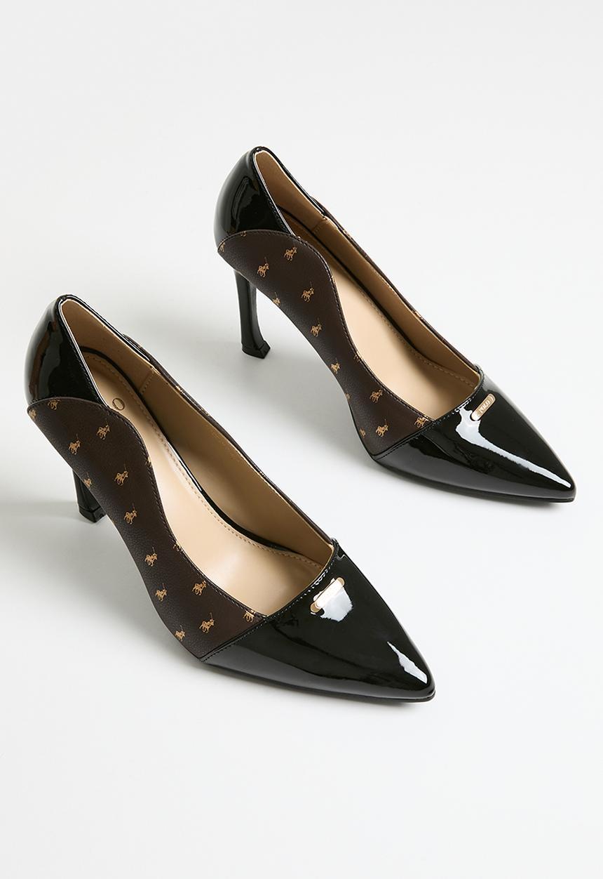 POLO - Monogram panel pointy silhouette - brown