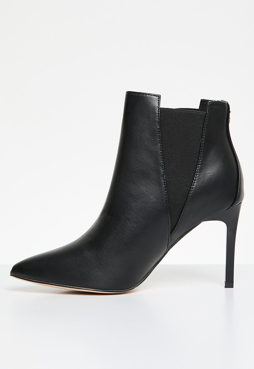 POLO - Pointy stiletto ankle boot - black