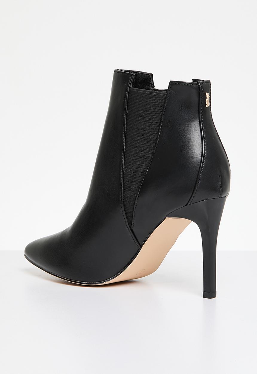 POLO - Pointy stiletto ankle boot - black