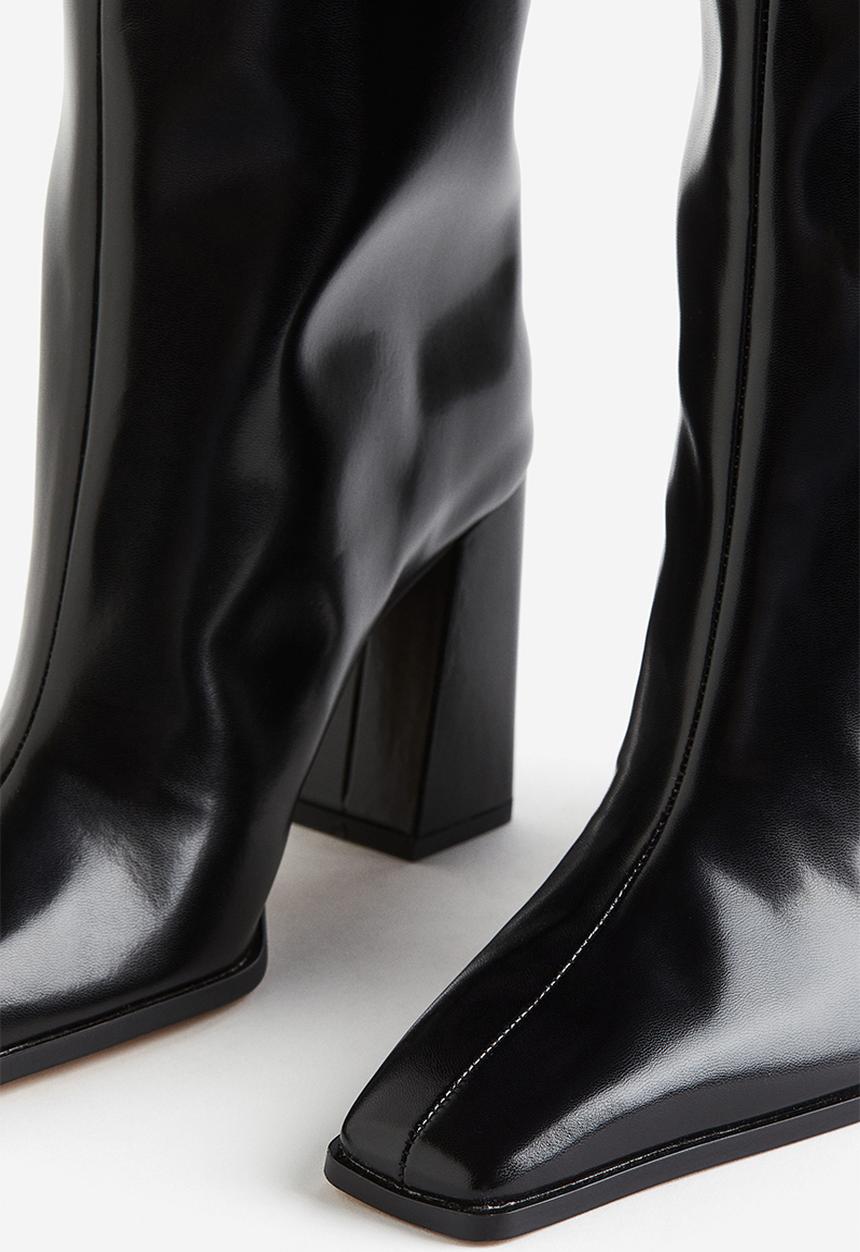 H&M - Over-the-knee boots - black