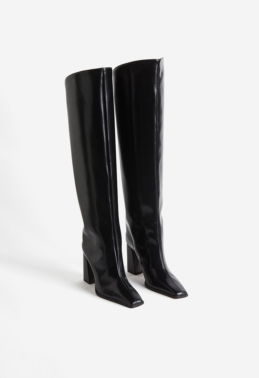 H&M - Over-the-knee boots - black