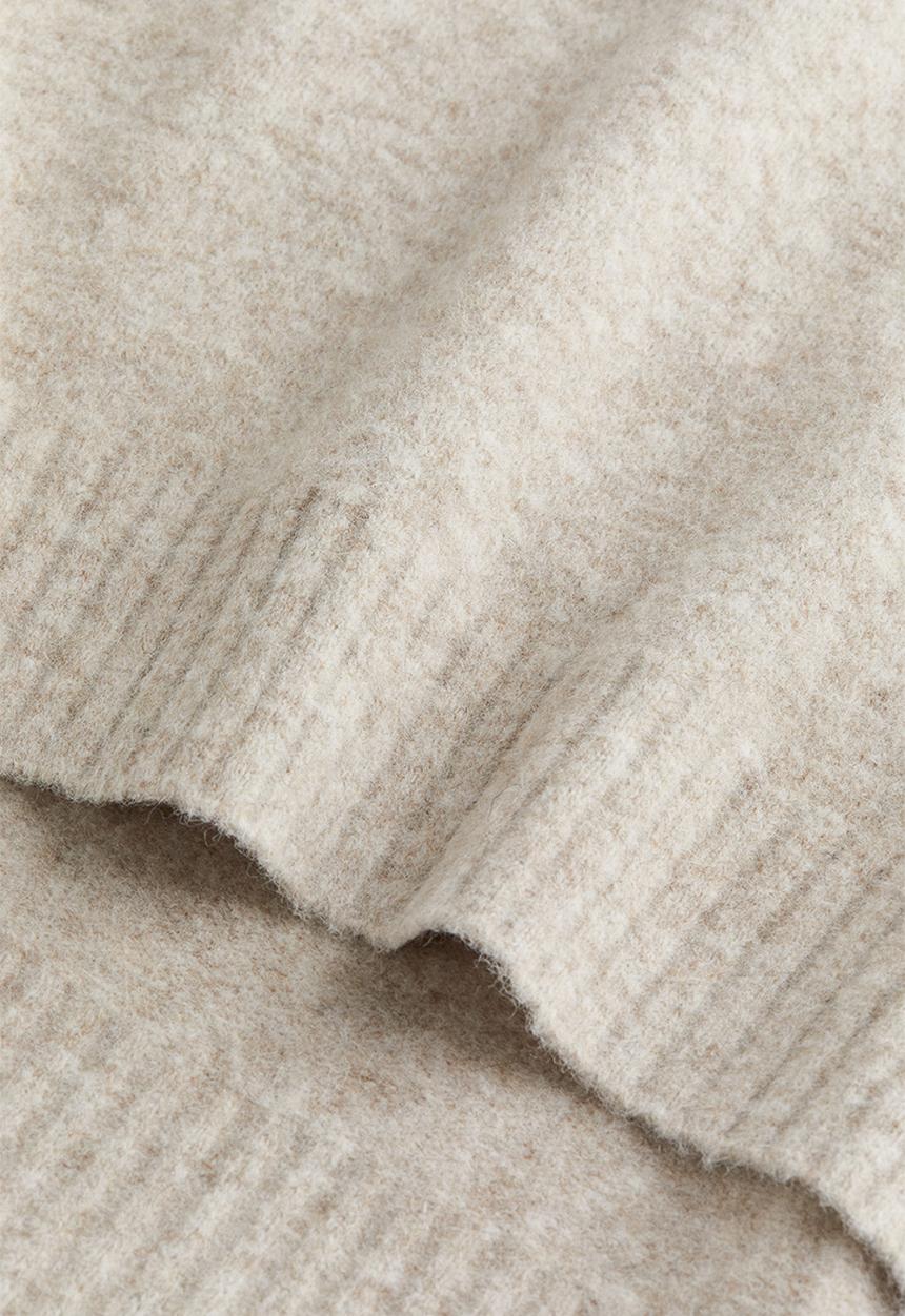 H&M - Fine-knit jumper - beige marl 