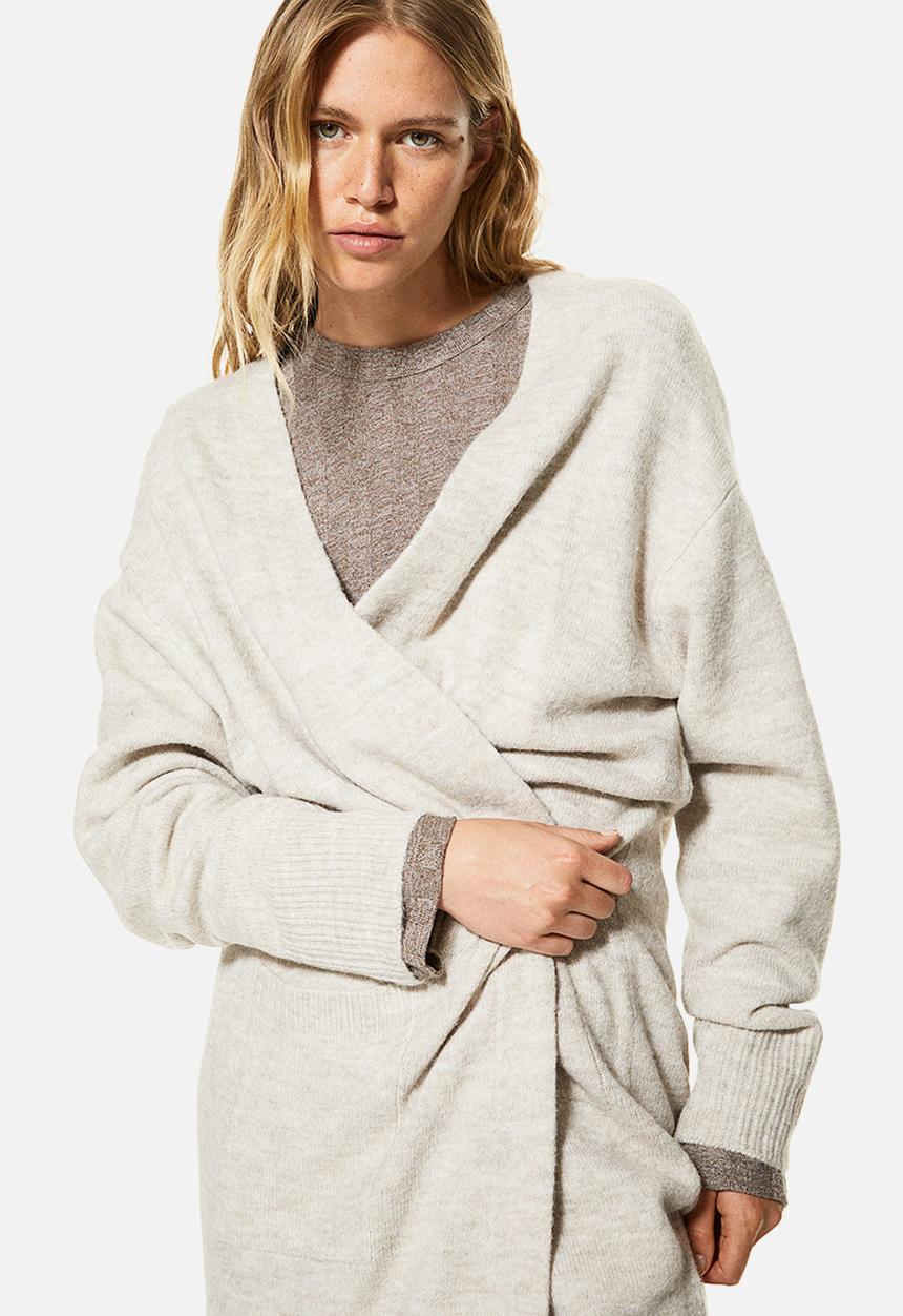 H&M - Long cardigan - light beige
