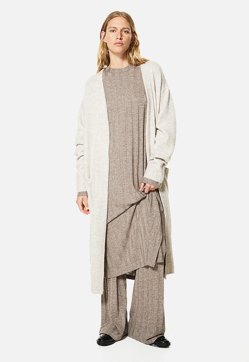 H&M - Long cardigan - light beige