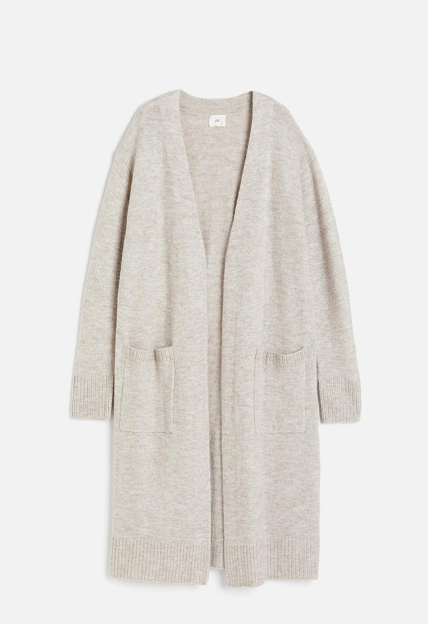 H&M - Long cardigan - light beige