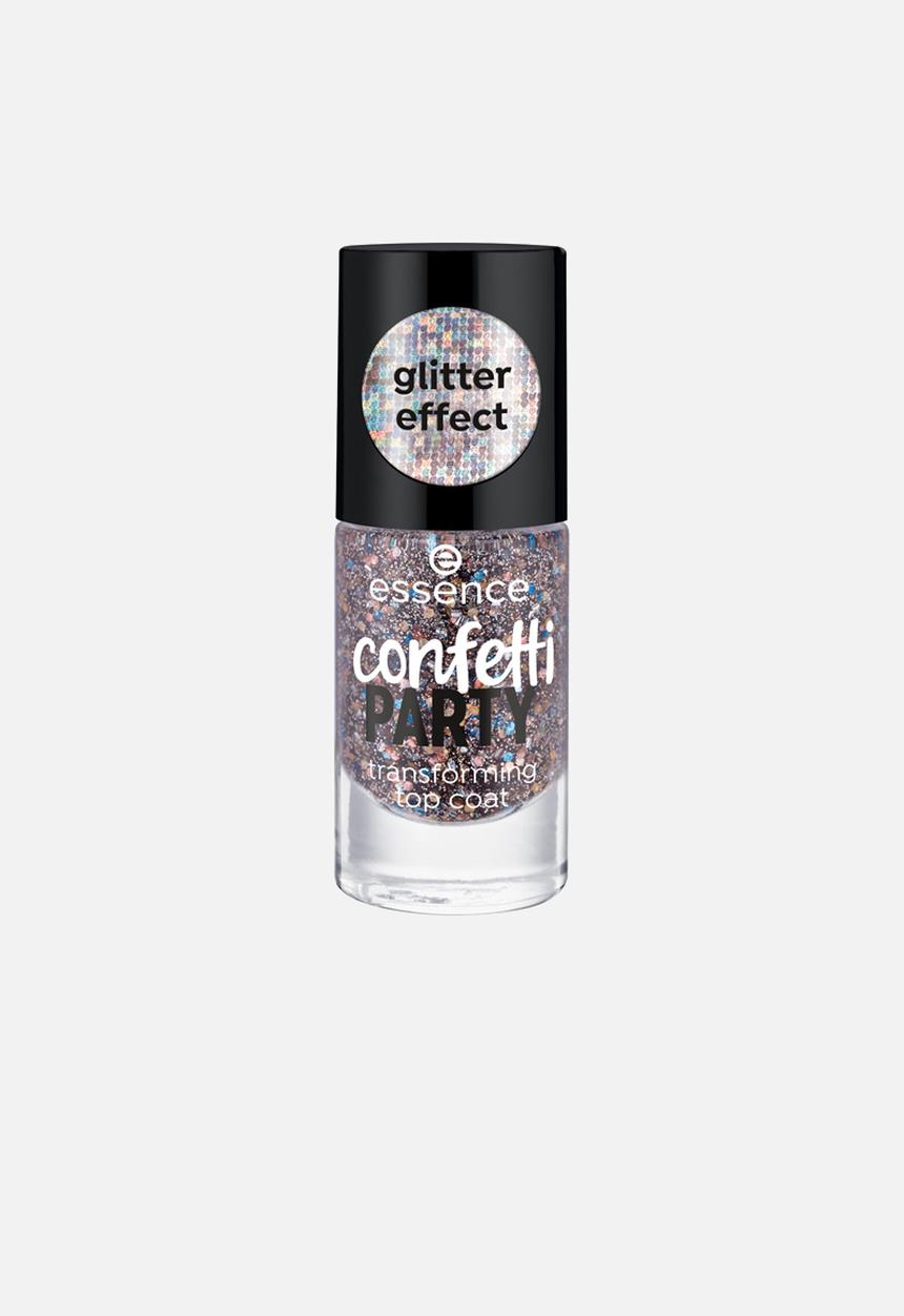 essence - Confetti PARTY transforming top coat