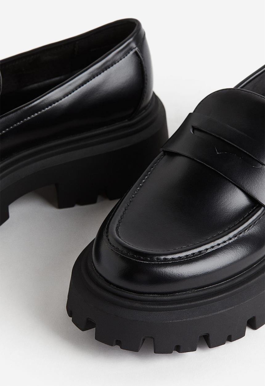 H&M - Chunky loafers - black