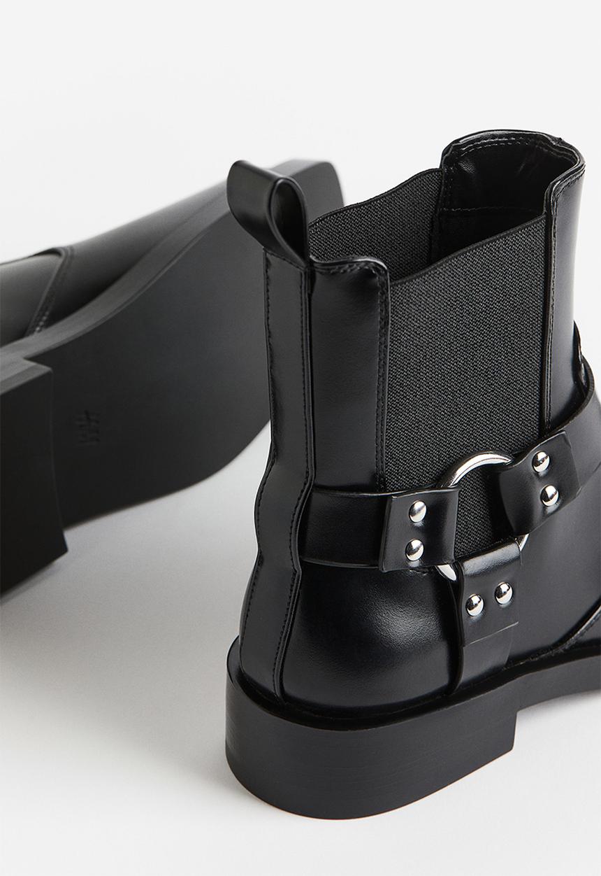 H&M - Boots - black