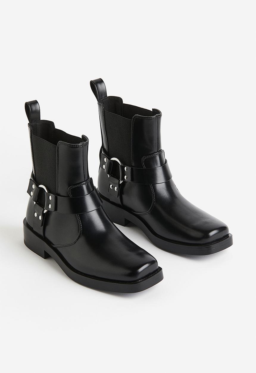 H&M - Boots - black