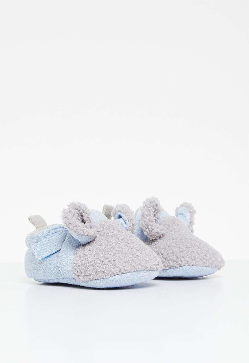 Pop Candy - Teddy fleece slippers - blue