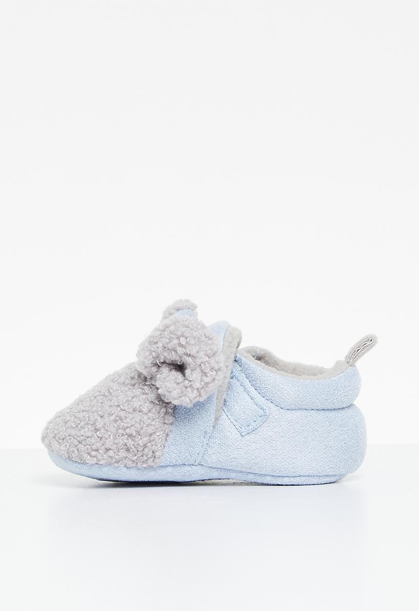 Pop Candy - Teddy fleece slippers - blue