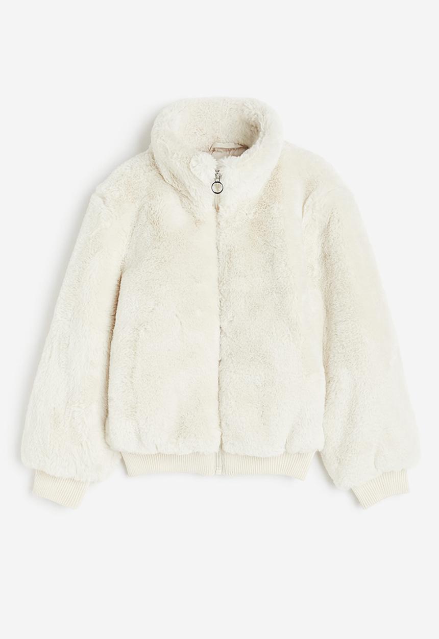 H&M - Fluffy jacket - natural white