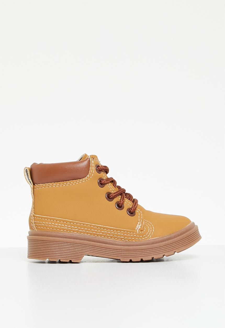 Pop Candy - Lace up boots - brown