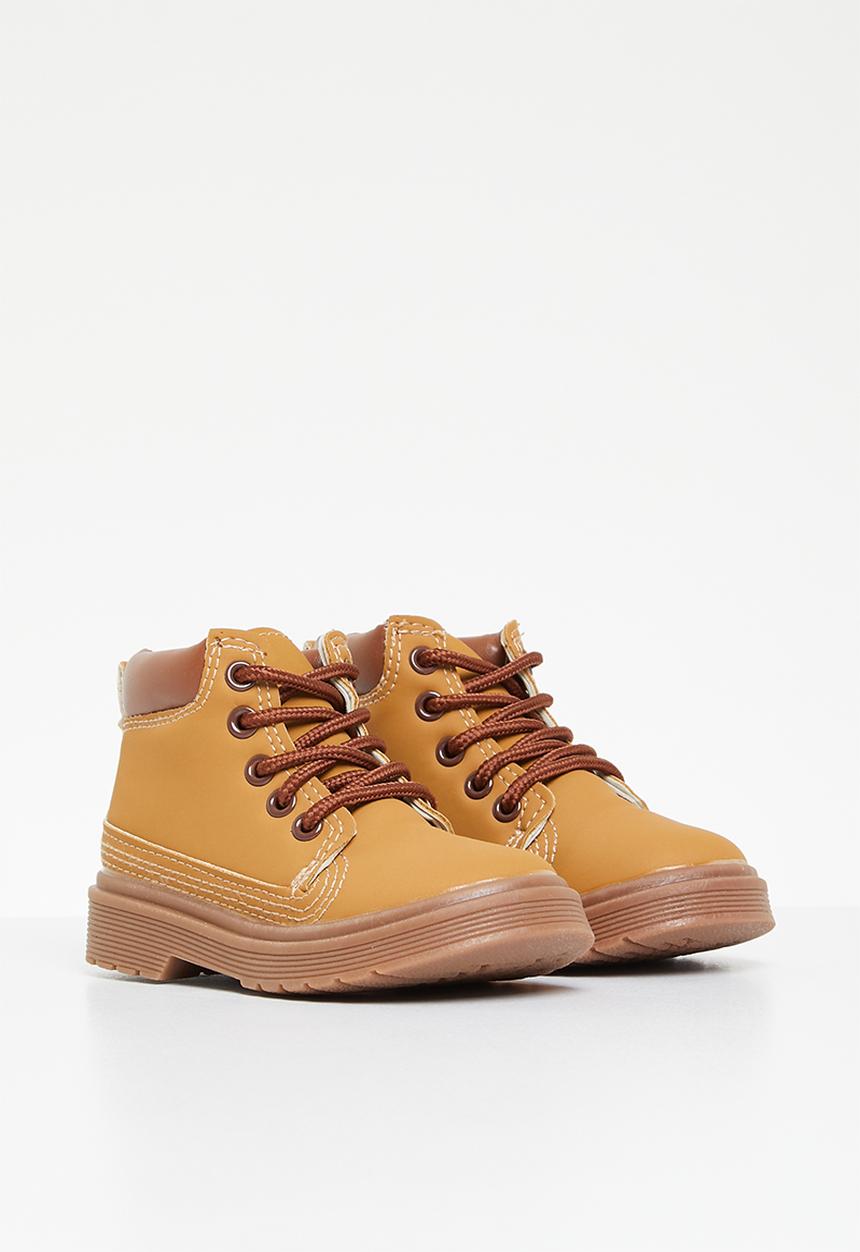 Pop Candy - Lace up boots - brown