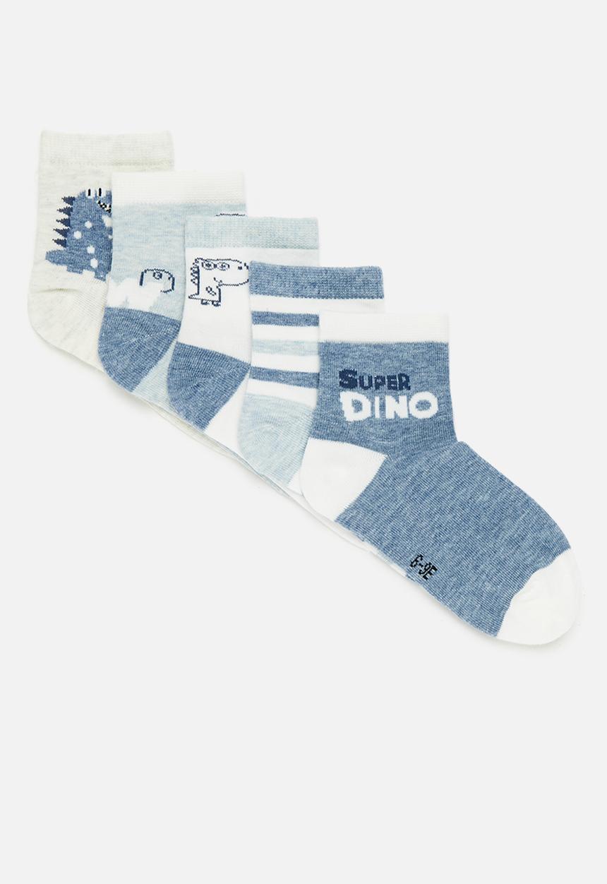 Pop Candy - 5 Pack ankle socks - blue