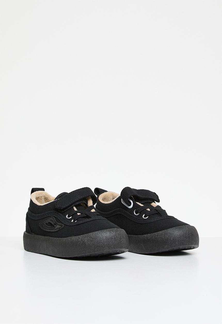 Pop Candy - Velcro & lace sneakers - black