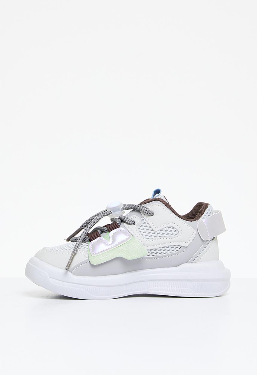 Pop Candy - Lace up sneakers - grey